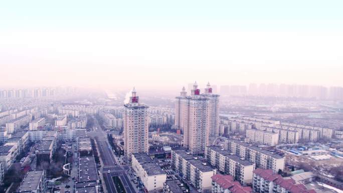 北京航拍天通苑建筑城市