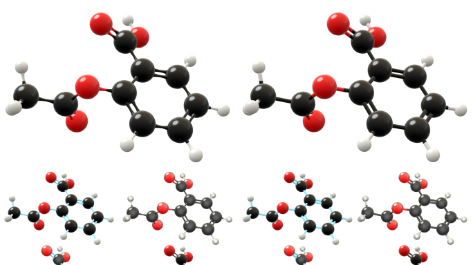 阿司匹林分子分子动画