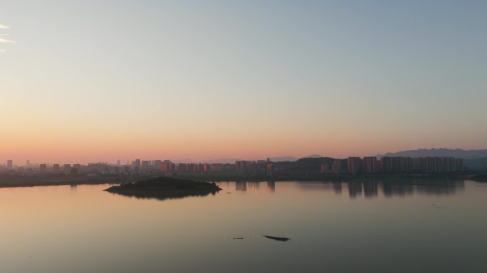 杭州余杭南湖公园南湖板块生态环境航拍上集