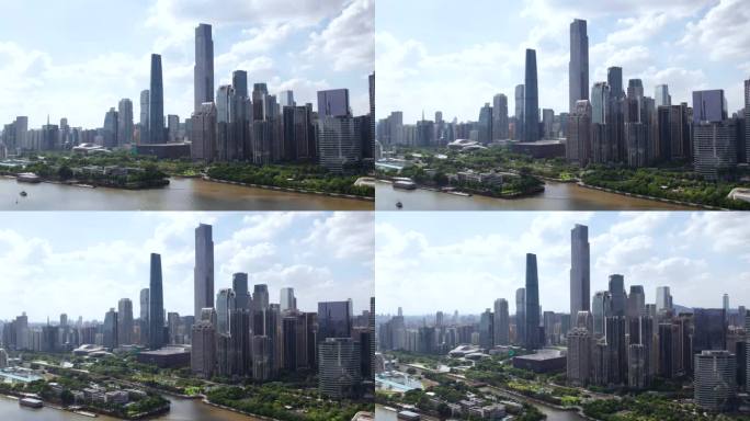 广州珠江新城航拍
