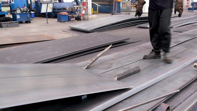 工厂企业钢板整形设备