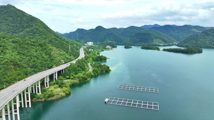 杭州市淳安千岛湖金竹牌大桥 秘境景区