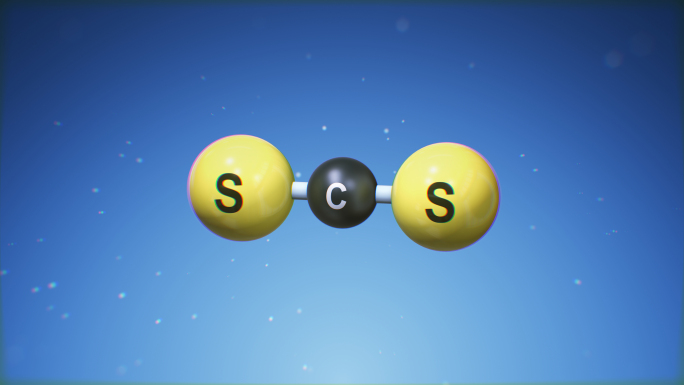 二硫化碳分子动画（一）