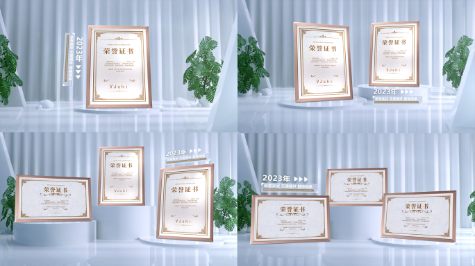 科技奖项 证书荣誉奖牌专利展示