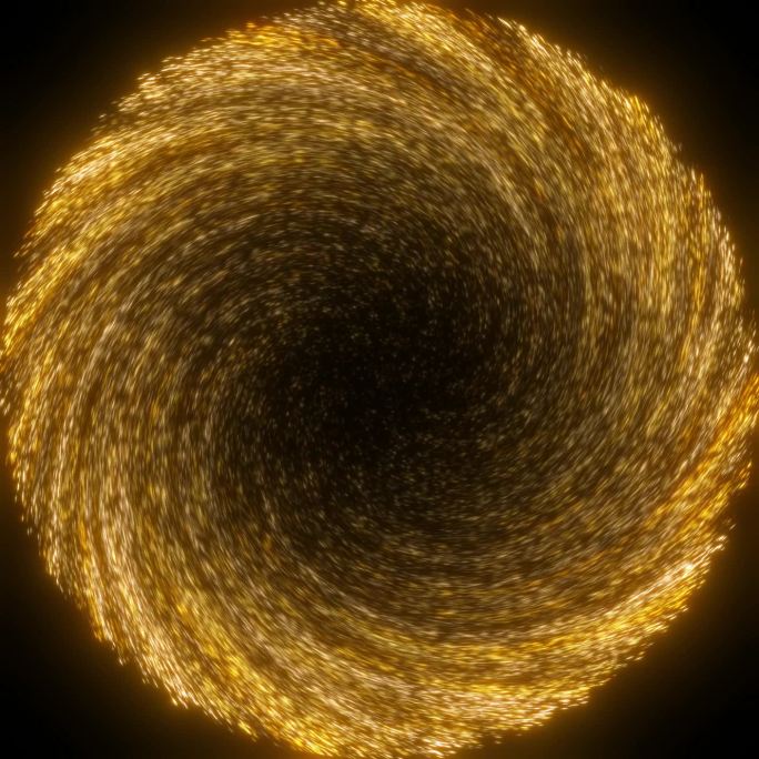 地屏-金色粒子旋涡底-循环