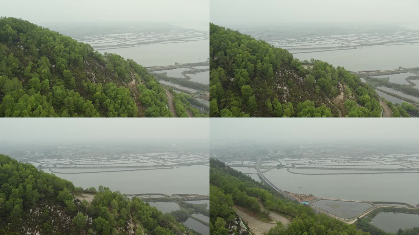 4k航拍-广东海丰湿地保护区