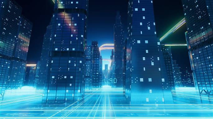 科技虚拟智慧城市