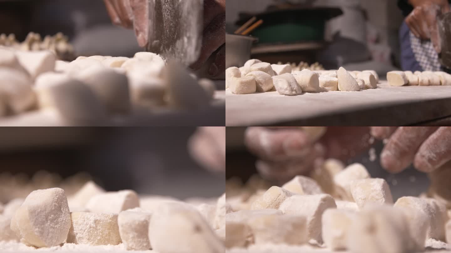 包饺子 擀面皮