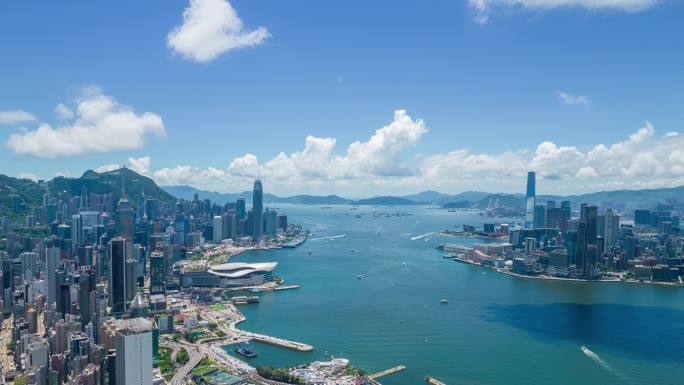 香港4k航拍延时