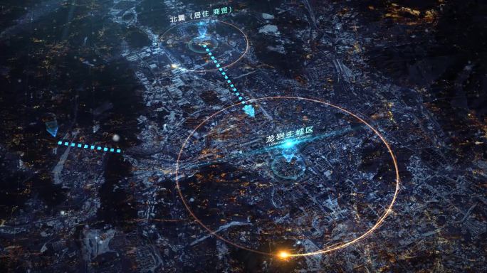 震撼谷歌金色地图交通规划区位展示