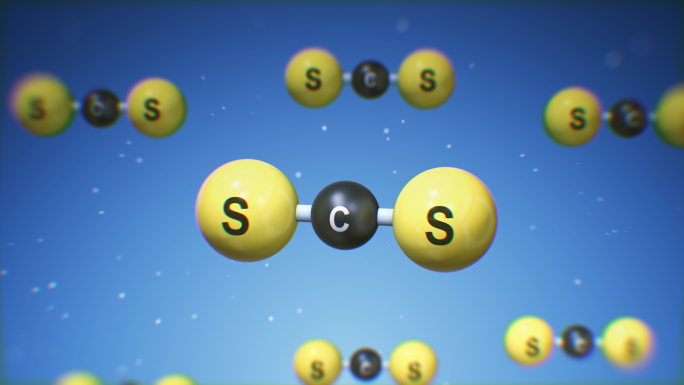 二硫化碳分子动画（三）