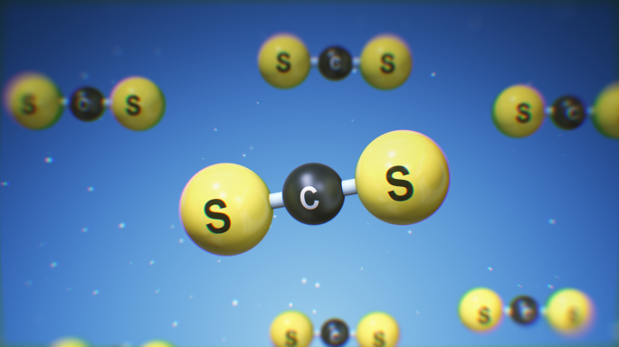 二硫化碳分子动画（三）