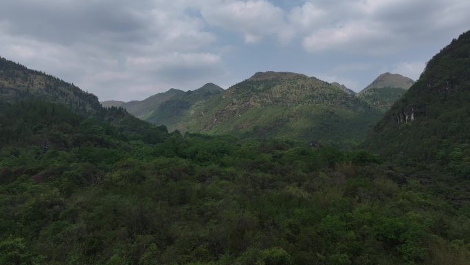 航拍天星桥景区