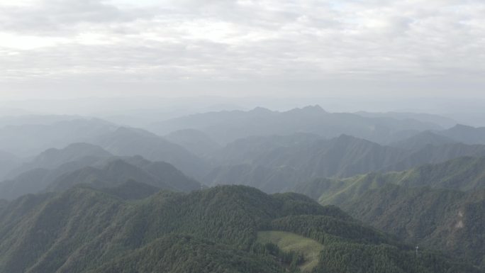 森林公路航拍