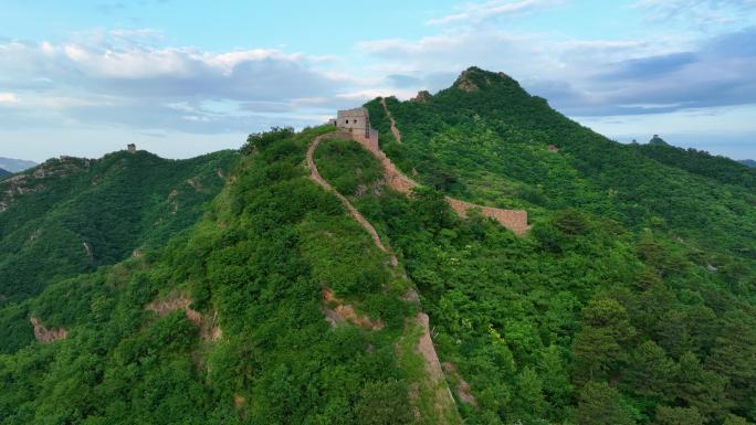 航拍锥子山长城