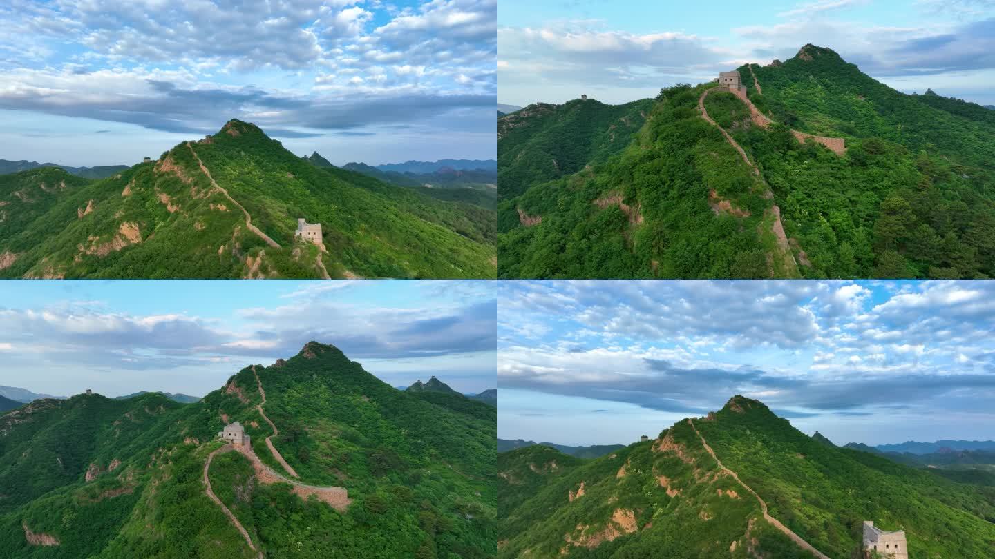 航拍锥子山长城