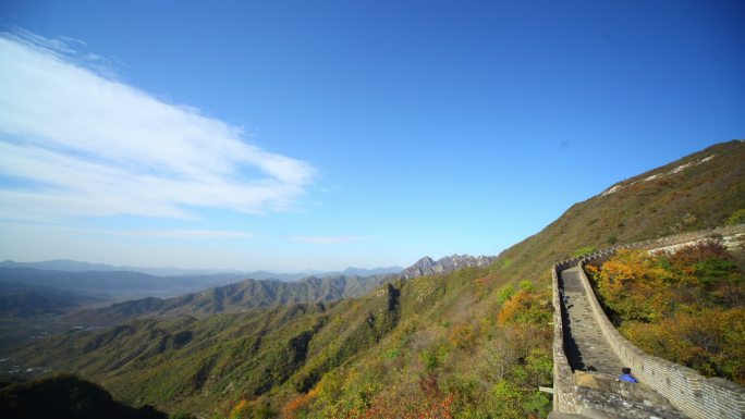 慕田峪长城远景延时拍摄