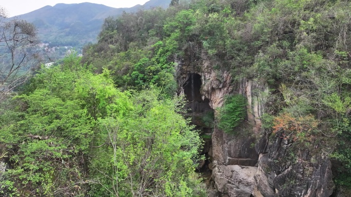 航拍天星桥景区