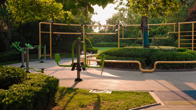 【4K】公园小区社区儿童游乐场