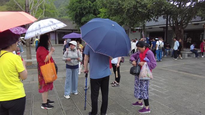 云南旅游游客游人温泉地热风景区腾冲热海