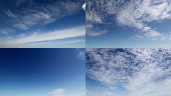 多组高清动态天空，云很多，超级漂亮。