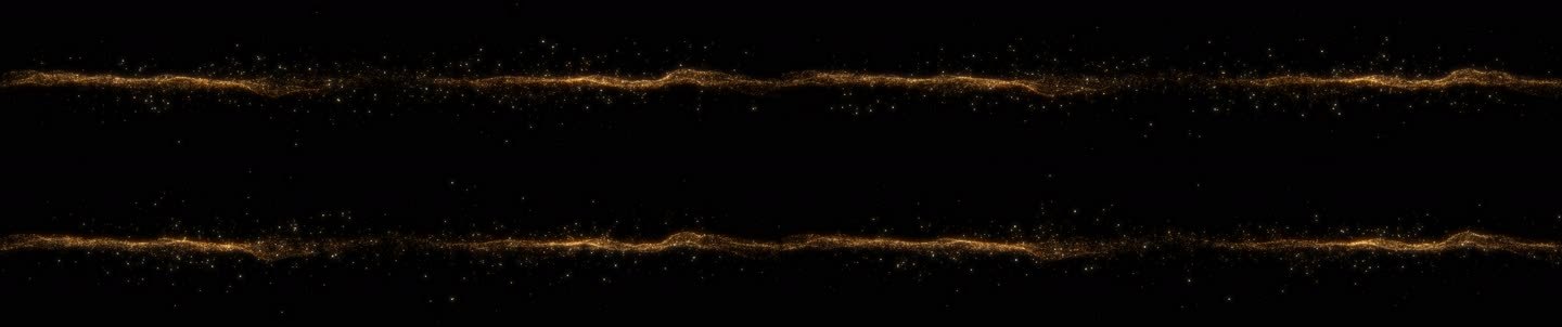 5K 金色粒子中心扩散波动飘散