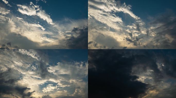天气变化乌云的形成