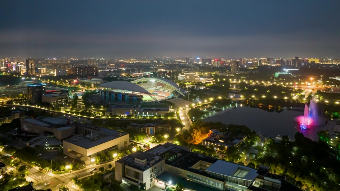 【8K合集】嘉兴夜景延时合集