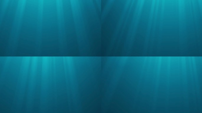 4k蓝色水下光线波光粼粼背景②