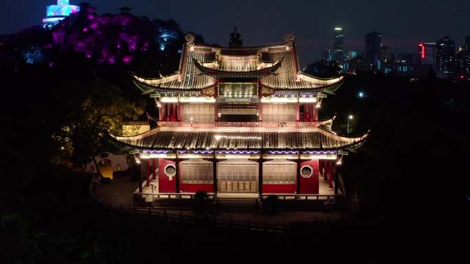 武汉夜景晴川阁