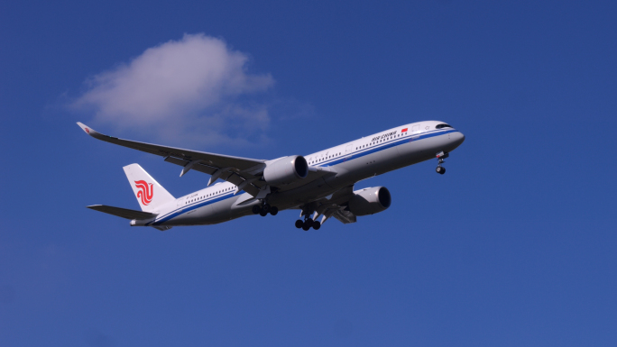 中国国际航空飞机 飞机起飞