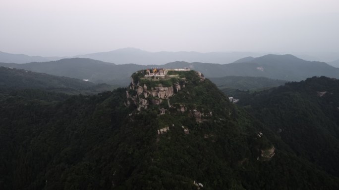 湖北天台山航拍