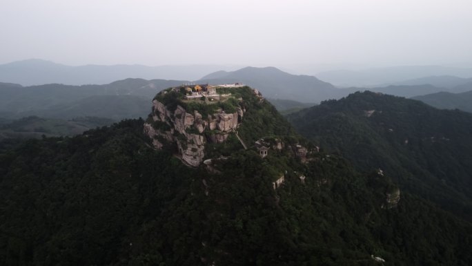 湖北天台山航拍