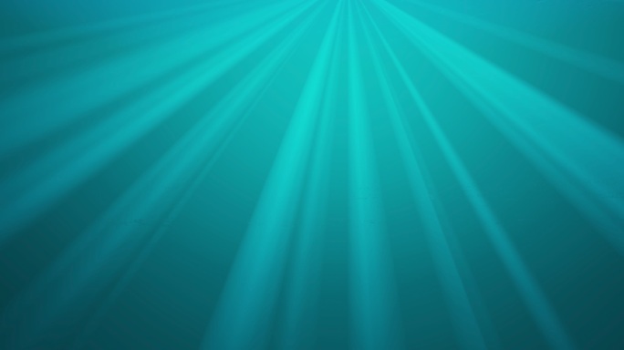 4k蓝色水下光线光束
