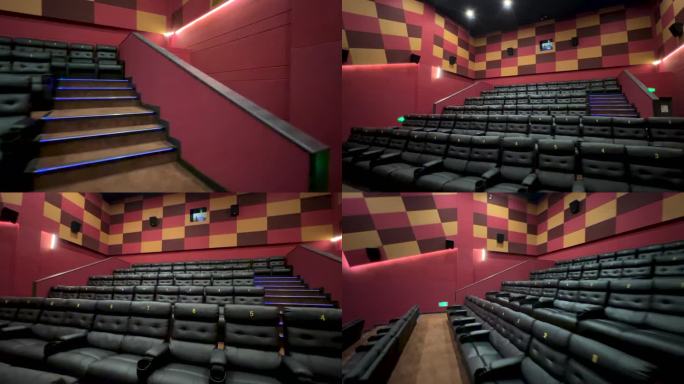 电影院上座率电影院线无人的电影院座椅