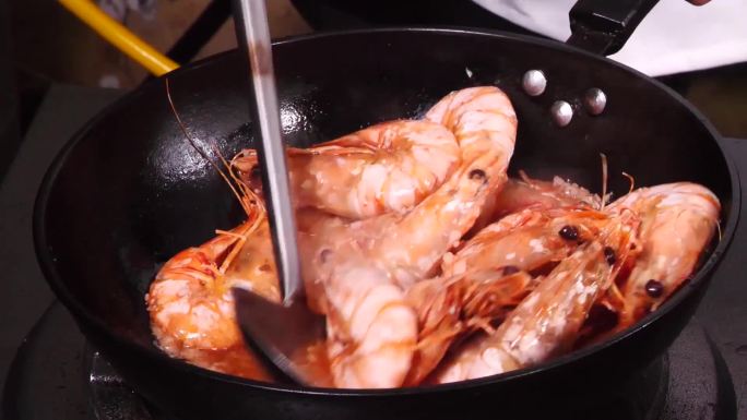 黑虎虾烹饪