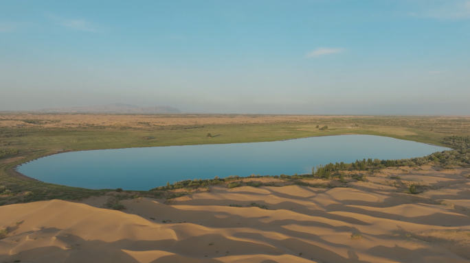 沙漠湖泊 沙漠绿洲 沙漠水源 生态治理