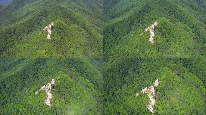 吉林朱雀山自然风光松花江夏季风光航拍