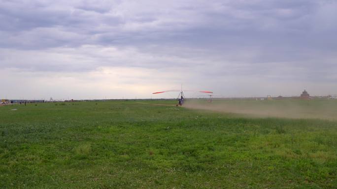张北·中都草原-固定翼动力滑翔机