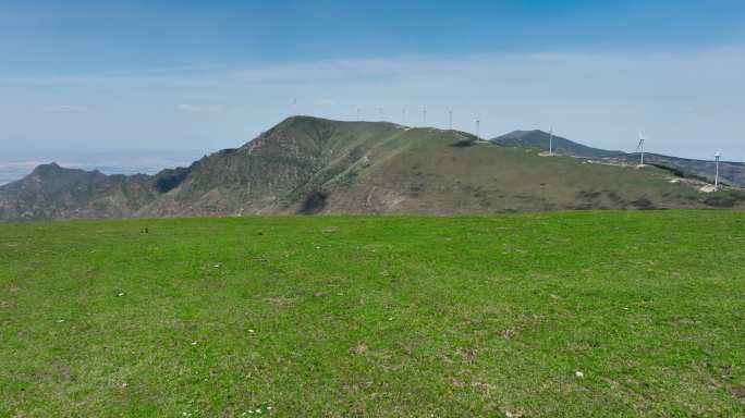 大同广灵甸顶山风光航拍