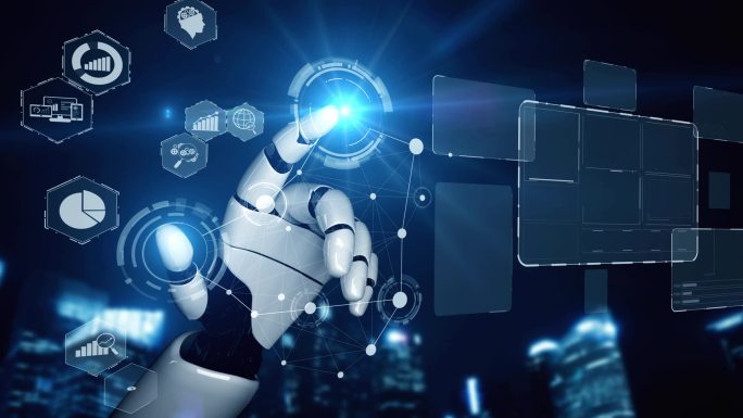 面向未来的机器人人工智能启发了人工智能技术的发展和机器学习的概念.全球机器人区块链科学研究为人类的未