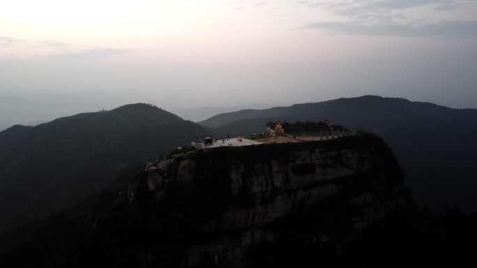 湖北天台山航拍