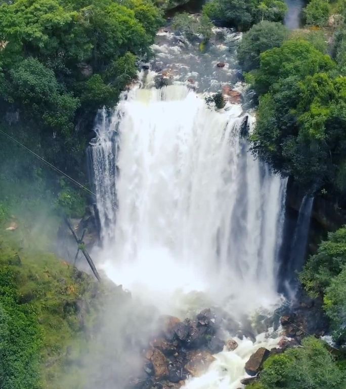 大瀑布自然环境空镜视频素材