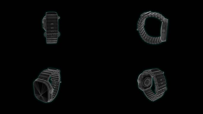 苹果手表科技界面展示素材