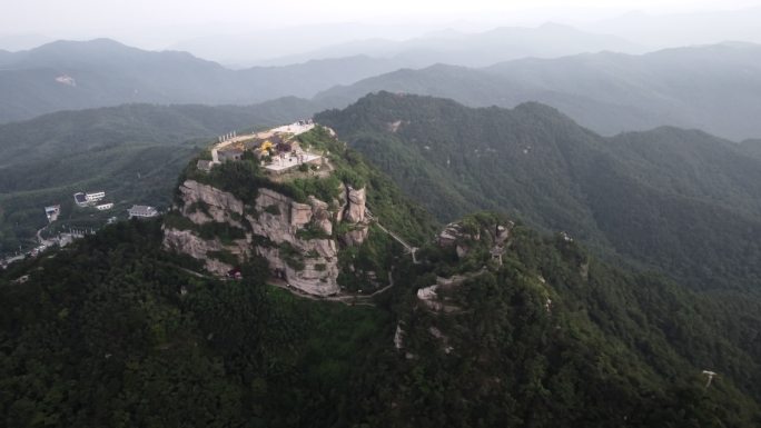 湖北天台山航拍