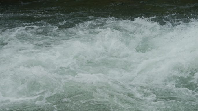 河流流水激流湍急水流奔腾波涛水花