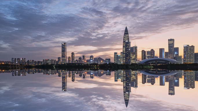 深圳湾日落延时