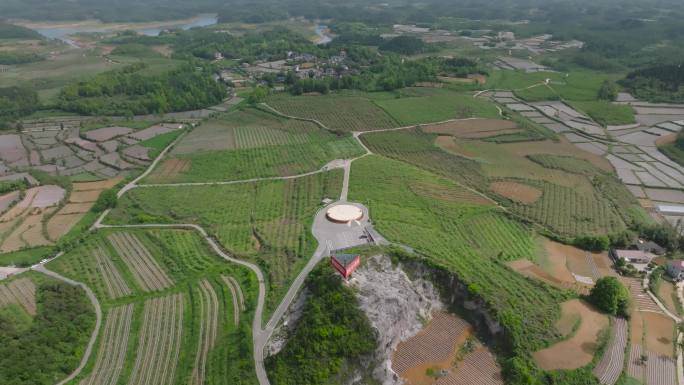 4K航拍湘西花垣十八洞猕猴桃产业基地3