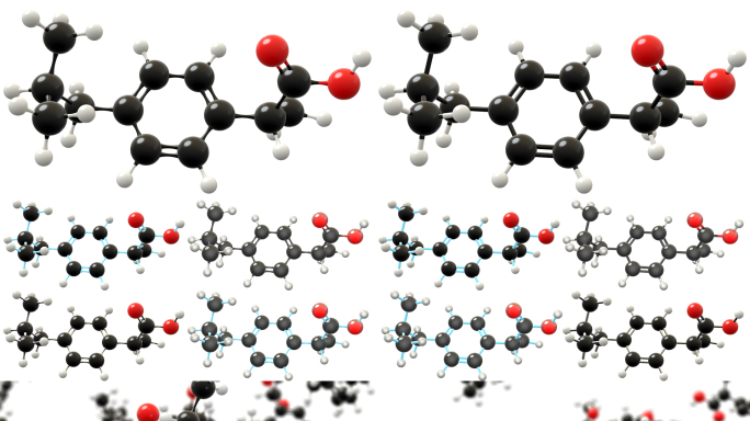 布洛芬分子动画
