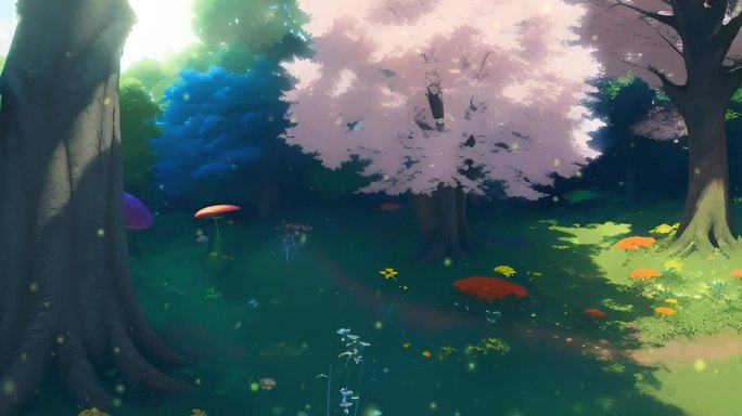 梦幻森林-五彩斑斓的仙境
